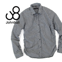 シャーリングギンガムチェックシャツ［メンズ］