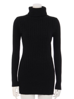 ニットワンピ/ブラック