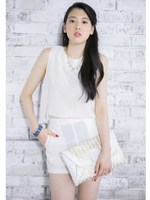 大人背中開きオールインワン/BK