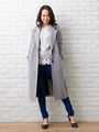 【1/14 ヒルナンデスご紹介商品】L107ロングチェスター／コート/キャメル