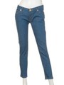 LOGO POCKET SKINNY PANTS/WHITE