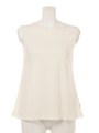 【BED&BREAKFAST】Hard Twist Sleeveless/OFF WHITE