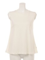 【BED&BREAKFAST】Hard Twist Sleeveless/OFF WHITE
