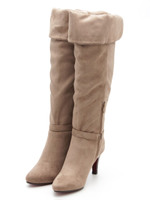 【vanity beauty】ダブルベルトニーハイブーツ/オークスエード