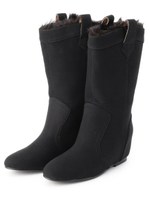 BFC ウォームショートブーツ / インヒール/OLIVE