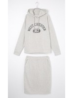 【philter】ロゴ裏起毛P/Oスカートセットアップ/オートミール