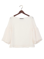 ★JOC PE VOL/SL ブラウス/BLACK