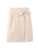 ウールブレンドブッチャースカート/ベビーピンク(071)