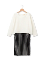 ポンチドッキングワンピース/ホワイト系(502)