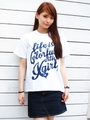 LIFE IS S/S BIG TEE/ホワイト