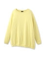 [S]Aラインハイゲージニット/レモンイエロー(031)