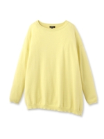 [S]Aラインハイゲージニット/レモンイエロー(031)