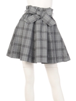 ウエストリボン付ミニSK/柄2