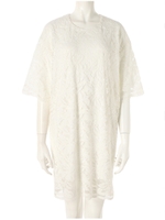 フラワーレースワンピース/ホワイト