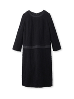 ラメツイードジャージセットアップワンピース/チャコールグレー(014)