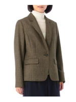 クラシカルツイードジャケット/ベージュ系(054)