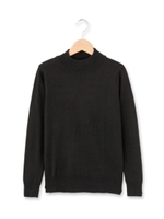 ハイネックニットプルオーバー/グレー(012)