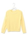 パールビジューニットプルオーバー/レモンイエロー(031)