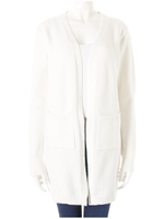 ロングニットカーディガン/ベビーピンク