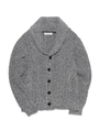 【GELATO PIQUE HOMME】moco moco’バンブー’ショールカーディガン/BLK