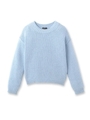 [L]ニットプルオーバー/ライトブルー(091)