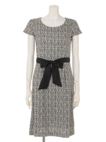 ファンシーツィードワンピース/ブラック(010)