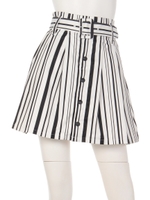 【期間限定スペシャルプライス】メモリーストライプJ/WフレアSK/WHT