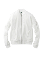 TC裏毛MA-1カーディガンジャージ/オフホワイト(003)