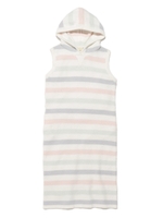 moco moco’アクアドライ’ボーダーパーカードレス/NVY