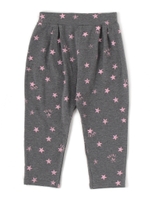 TAPERED PANTS STAR PRINT(12M〜3T)  /CHARCOAL