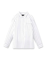 ストライプシャツ/ブラック(319)