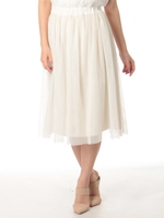 チュールスカート/ホワイト(030)