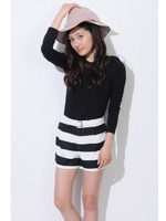 ラウンジメッシュカットTOP/BLACK