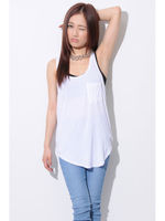 EGラウンドネックタンク/MIX