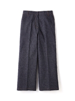 インディゴワイドセンタープレスパンツ/ネイビー(120)