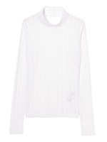 シースルーストライプトップ/WHITE