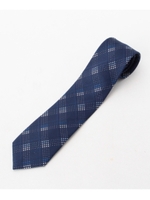 ドットチェック柄 ネクタイ/ボルドー(264)