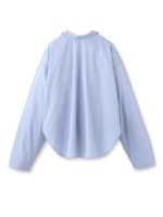 ハイカウントポプリン2WAYシャツ/ブルー(092)