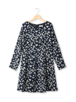 マーガレットプリントワンピース/ネイビー(193)