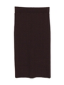 ワイドリブタイトニットスカート/BRW