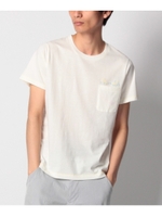 刺しゅう入りワンポケットTシャツ/オフホワイト(103)