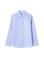 コットンテンセルギンガムシャツ/ブルー(111)