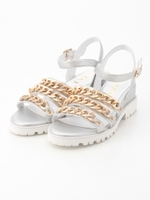 チェーンサンダル/シルバー