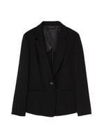 トリアセ二重織りジャケット/ブラック(010)