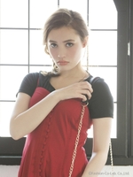 ハートカラーベーシックTシャツ/ブルー