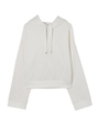 【O】ワイドパーカー/WHITE