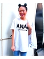 ANAPロゴTシャツ/BK/WH