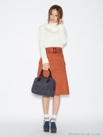 【AUNT MARIE'S】サファリスカート/BRN