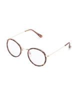 ラウンドメタルサングラス/ブラウン(442)