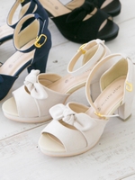 リボンサンダル/ネイビー